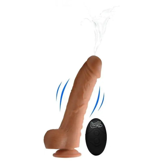 Vibrating & Squirting Dildo (8.5 Inches)