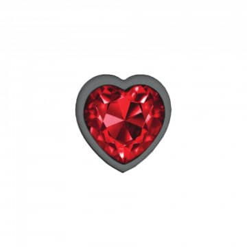 Gunmetal Heart Plug