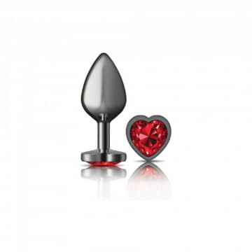 Gunmetal Heart Plug