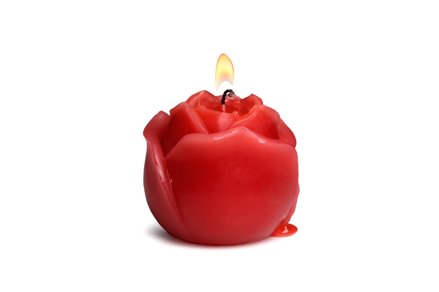 Flaming Rose Drip Candle