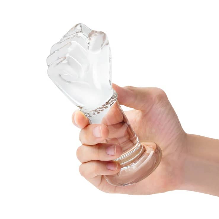 Fist Glass Plug