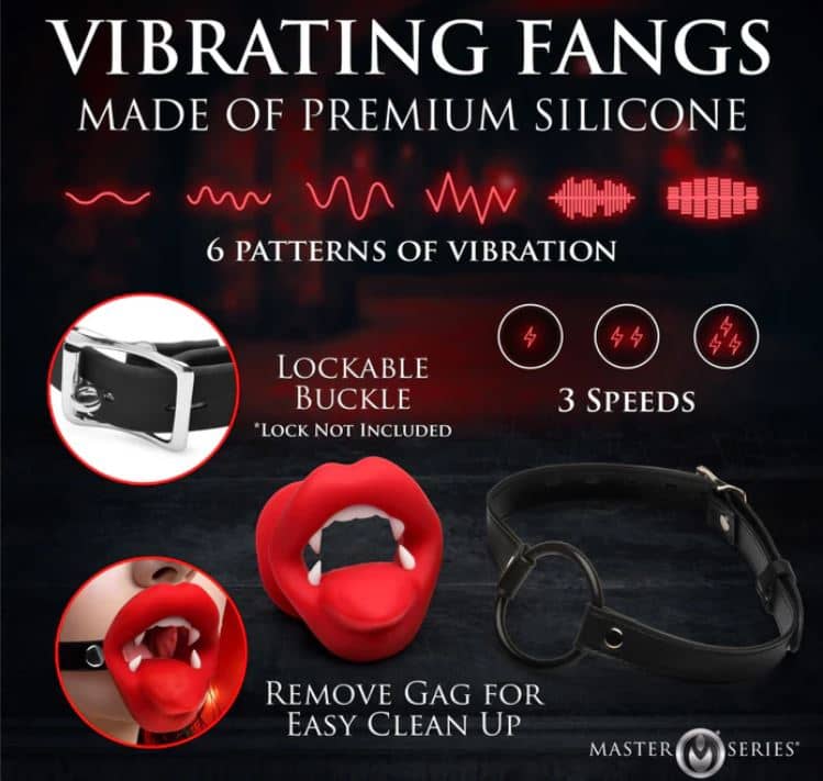 Vampire Vibrating Gag