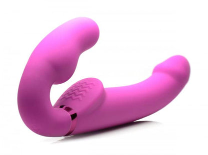 Evoke Inflatable & Vibrating Strapless Strap On