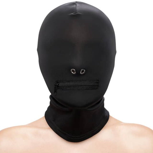 Zippered Mouth Hood
