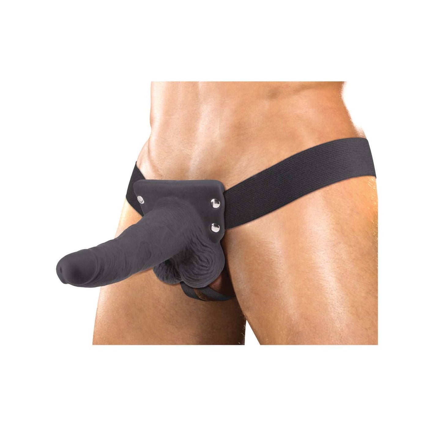Vibrating Hollow Strap On (6 Inches)
