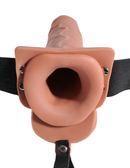 Squirting Hollow Strap On (7 Inches)