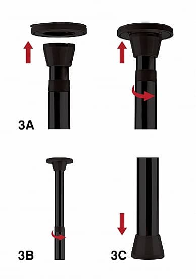 Dance Pole Black