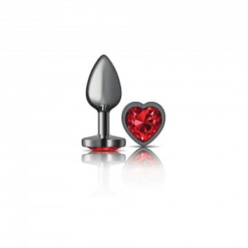Gunmetal Heart Plug