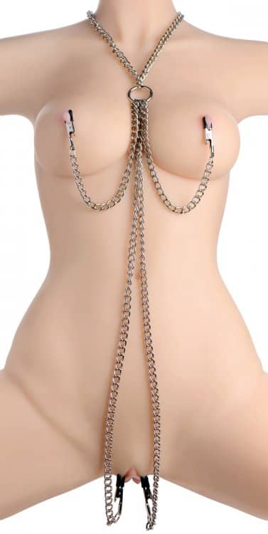 Collar W/ Nipple & Clit Clamps