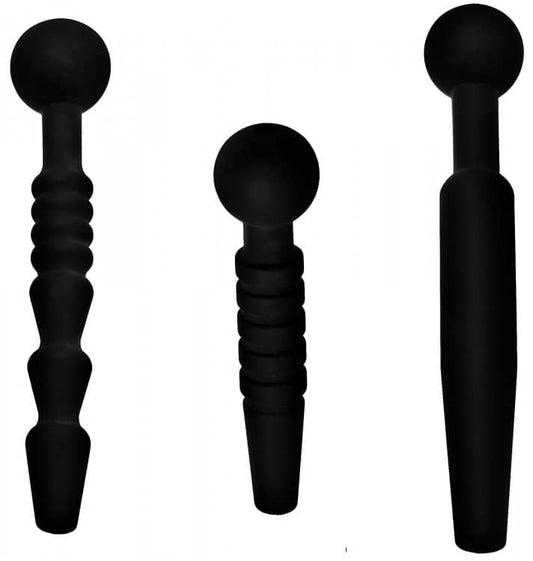 Dark Rods Penis Plug Set