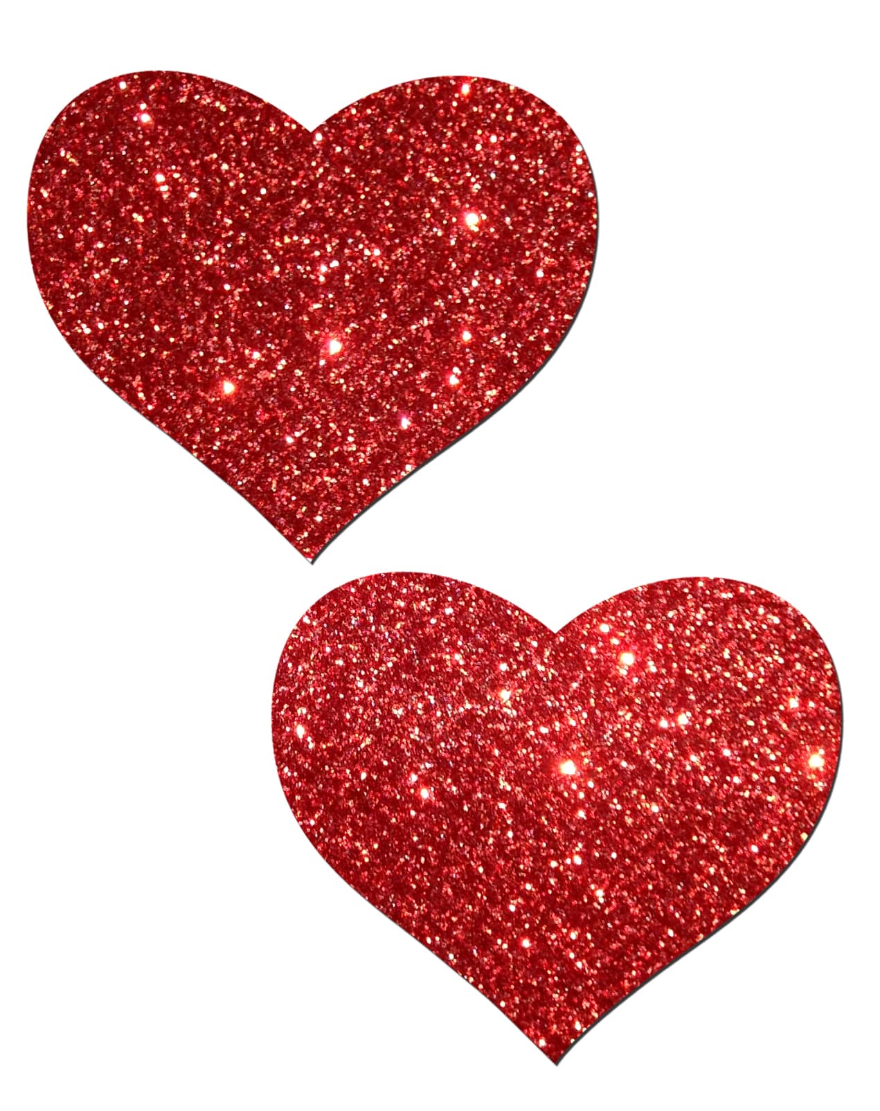 Red Glitter Hearts