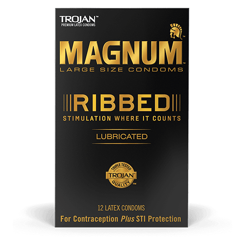 Magnum Ribbed 12-Pack