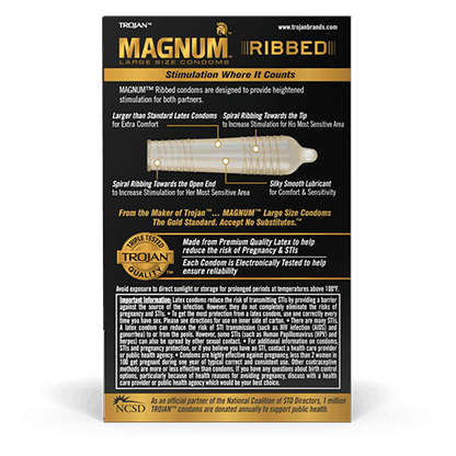 Magnum Ribbed 12-Pack