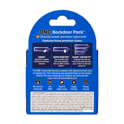 ONE Backdoor 3-Pack