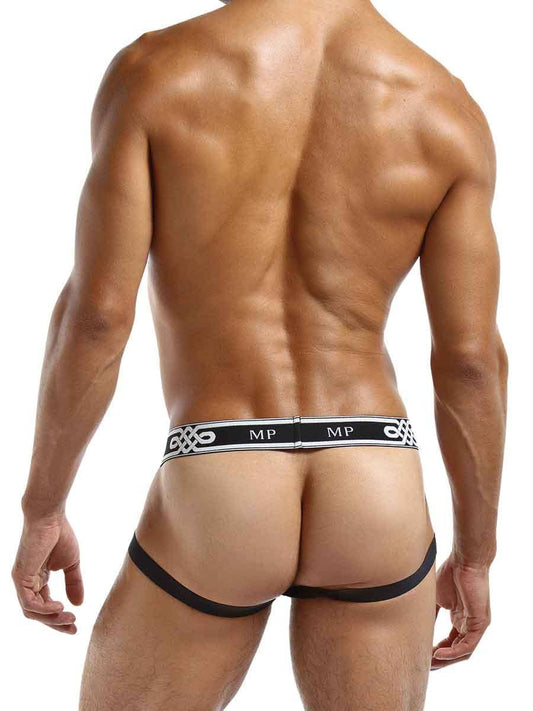 Peep Show Jock Ring Black