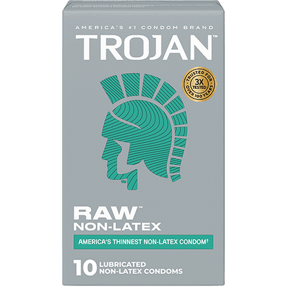Trojan Raw Non-Latex 10-Pack