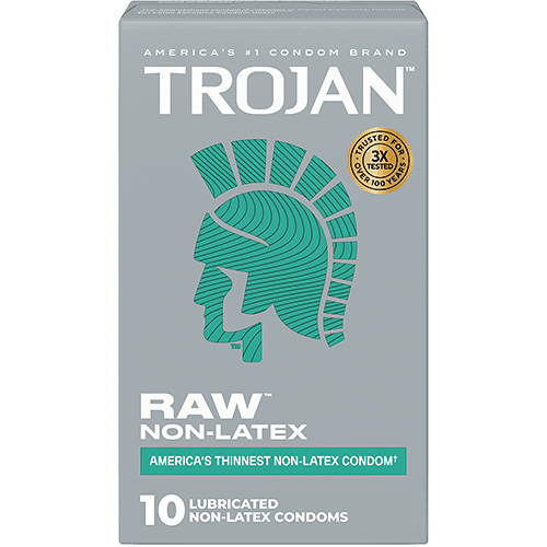 Trojan Raw Non-Latex 10-Pack