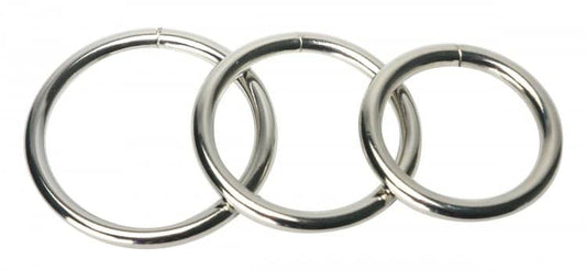 Steel Cock Ring Set