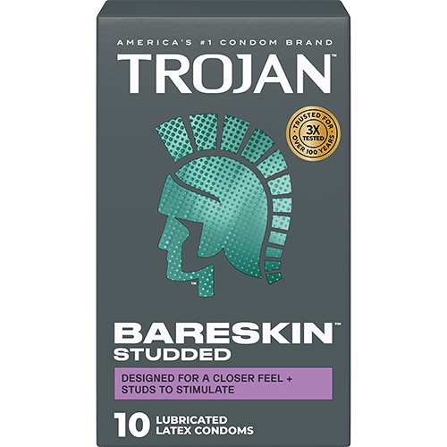 Trojan BareSkin Studded 10-Pack