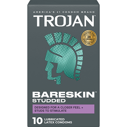 Trojan BareSkin Studded 10-Pack